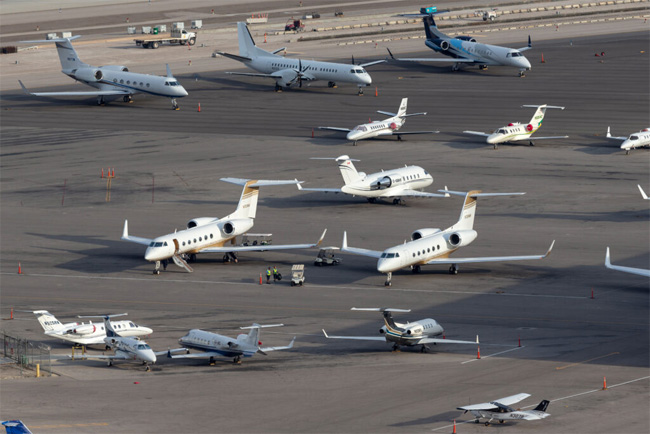 Jet Agent fleet of aircrafts